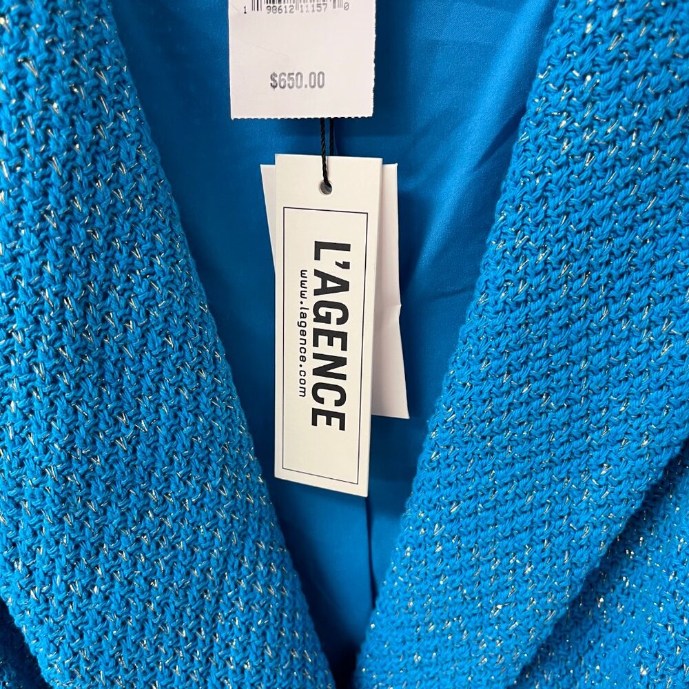 L'AGENCE Riva Oversized Knit Blazer 16 NWT - Picture 6 of 10